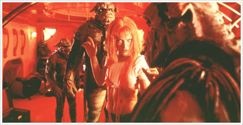 Milla Jovovich als Leeloo in Das fünfte Element