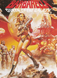 Kinoplakat Barbarella mit gezeichneter Jane Fonda