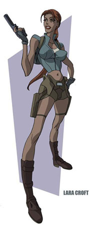 Lara Croft im Aeon Flux Style