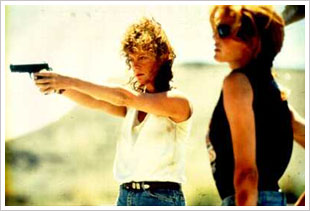 Geena Davis und Susan Sarandon als männermordende Thelma und Louise
